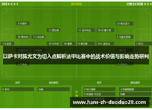 以萨卡对阵尤文为切入点解析法甲比赛中的战术价值与影响走势研判 以萨卡对阵尤文为切入点解析法甲比赛中的战术价值与影响走势研判